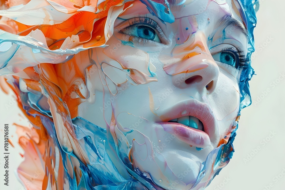 Watercolor Unveils the Depths of the Psyche A Surreal Cinematic Close Up of the Mind s Unique and Hyper Detailed Landscapes