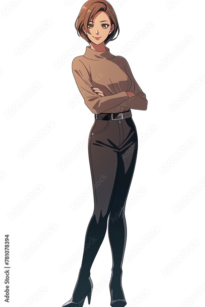 Fototapeta premium カフェにいる女子大生