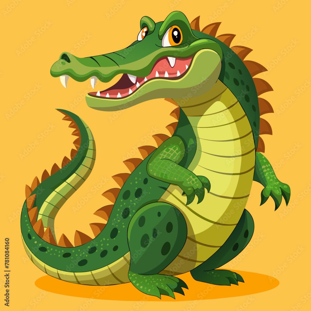 Fototapeta premium Crocodile Vector Art Explore Stunning Designs