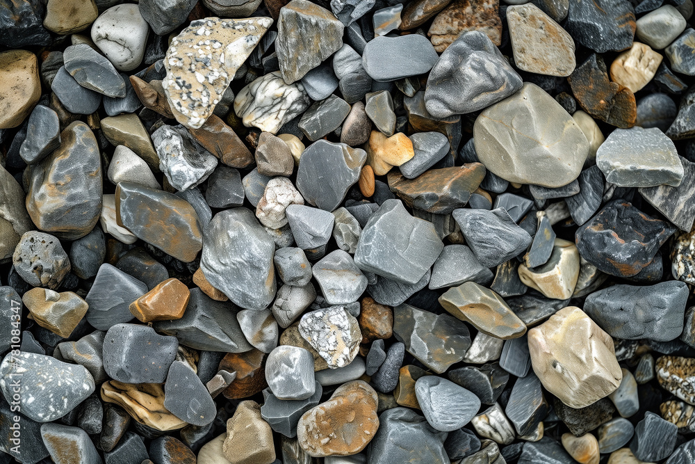 Texture featuring multicolored pebbles Texture featuring multicolored pebbles