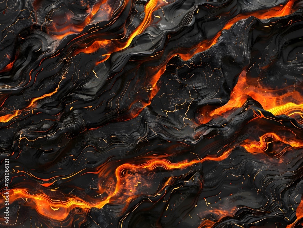 Flame texture top view, hotcoals Flame texture top view, hotcoals