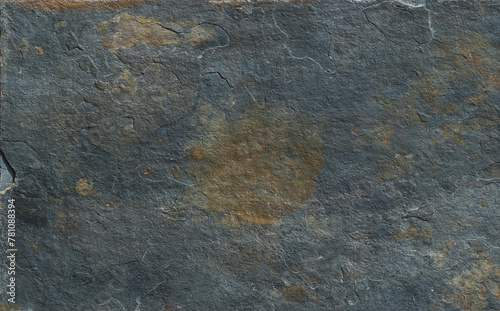 Texture of grey and rust stone slate
