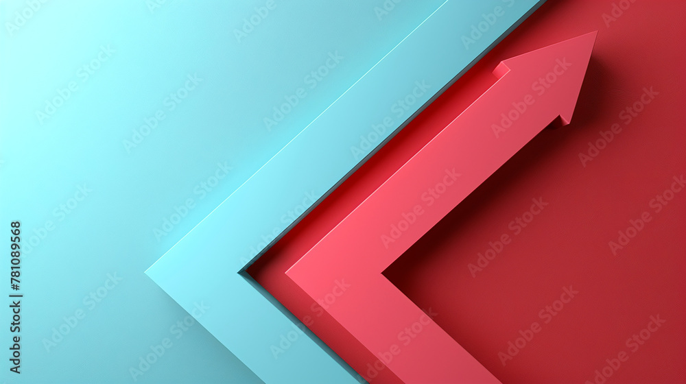 AI art, three-dimensional arrow background AI art, three-dimensional arrow background
