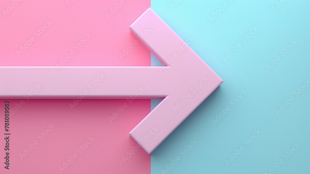 AI art, three-dimensional arrow background AI art, three-dimensional arrow background