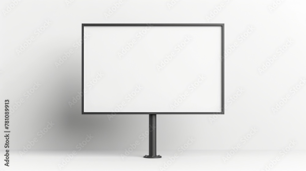 Empty Advertisement white board for banner Empty Advertisement white board for banner