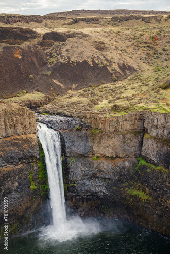 View of the State Waterfall Palouse Falls State Park, Washington State