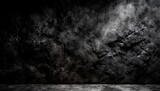 fond d un mur noir texture ciment beton ambiance sombre arriere plan pour conception et creation graphique