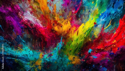 abstract colorful painted background of many colours