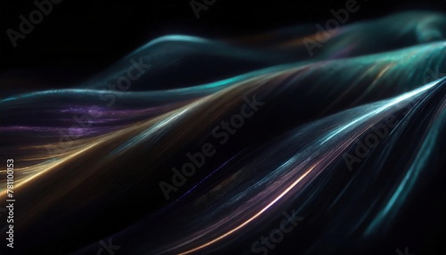 3d render abstract neon background of dynamic glowing lines modern fantastic wallpaper
