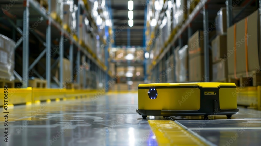Autonomous Robot Navigating a Warehouse Aisle Autonomous Robot Navigating a Warehouse Aisle