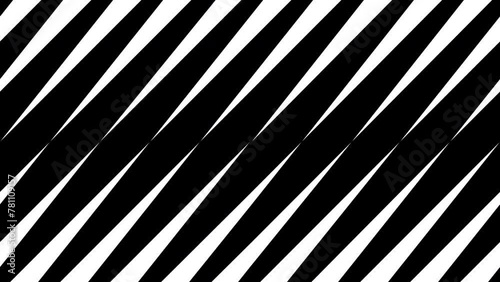 Abstract creative black and white geometric shape zigzag stripe motion background. Video animation Ultra HD 4k footage.
