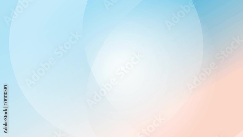 Abstract creative motion glowing light and shade curve stripe on gradient light blue background. Video animation Ultra HD 4k footage.