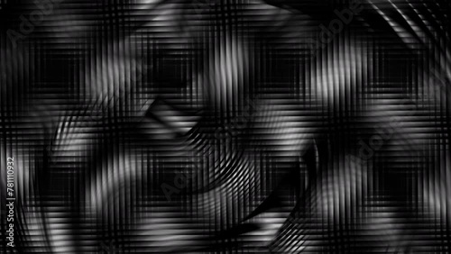 Abstract creative black and white blur  stripe geometric pattern motion background. Video animation Ultra HD 4k footage.