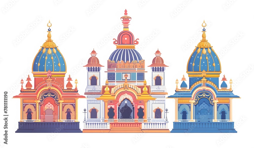 Ratha Yatra-vector illustration of Ratha Yatra. Lord Jagannath