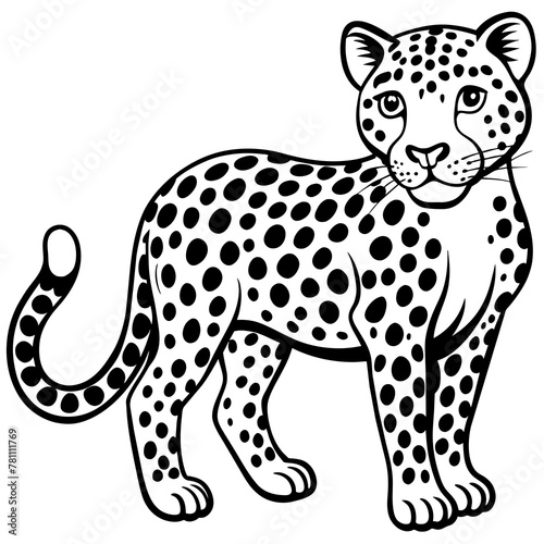 leopard cartoon 