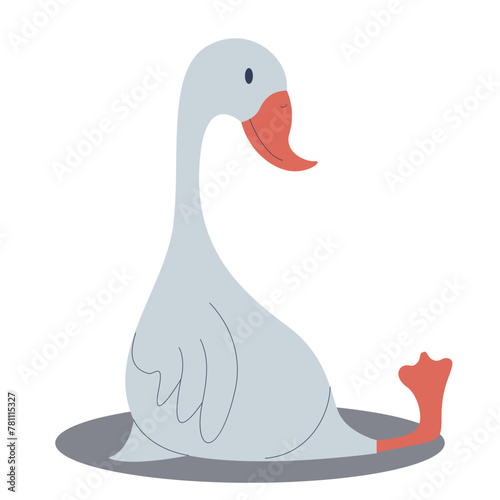 cute cartoon goose