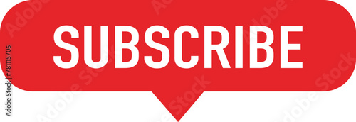 Subscribe bubble. Pop art style