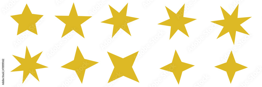 Sparkle star icons. Shine icons. Stars sparkles vector Sparkle star icons. Shine icons. Stars sparkles vector
