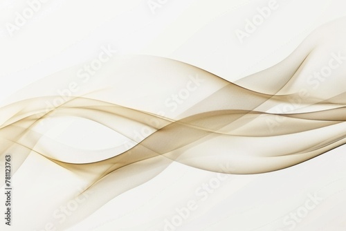 A simple and elegant wave design in light gold