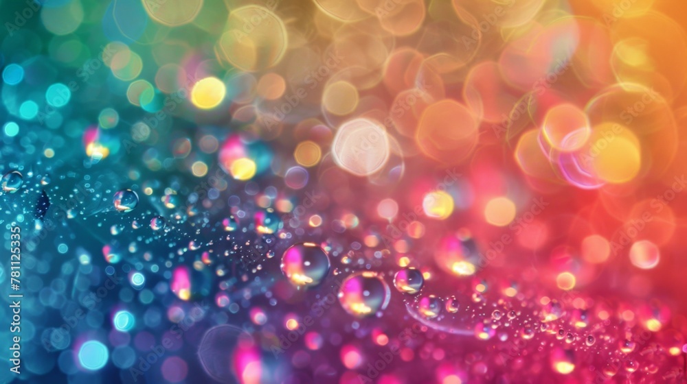 Close-up of vibrant bubbly lights Close-up of vibrant bubbly lights