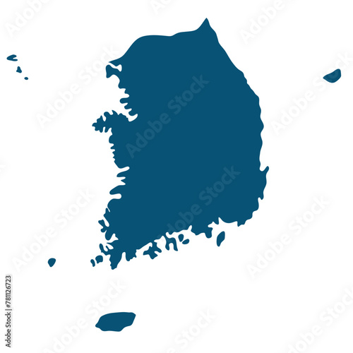 Map of South Korea