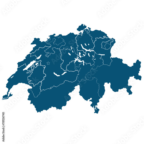 Map of Switzerland