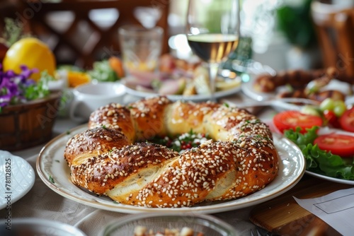 Photo of tasty national eastern, turkey simit bakery 