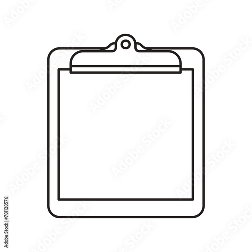 Clipboard emoji vector symbol sign paper document