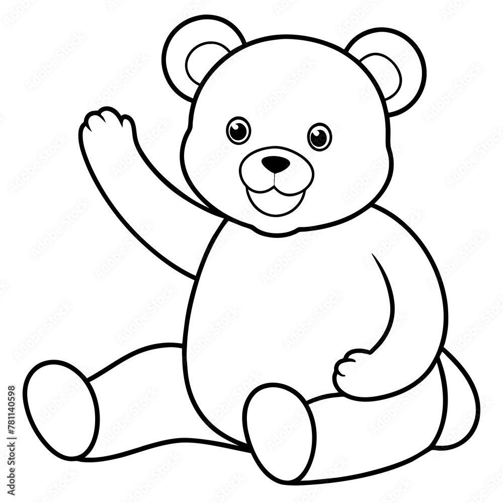 Obraz premium Teddy bear vector illustration