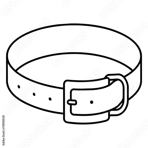 belt isolated on white
