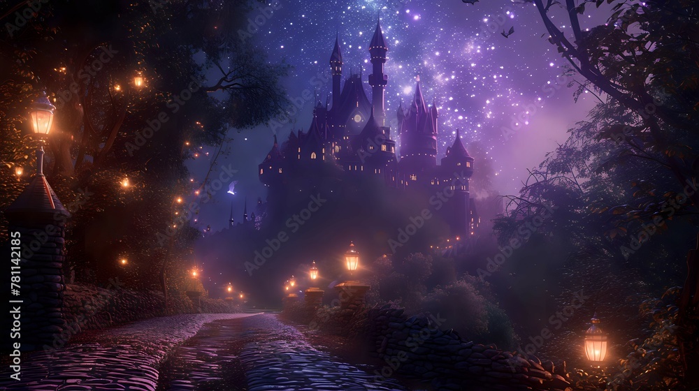 Night Oasis of Fairy Magic./n