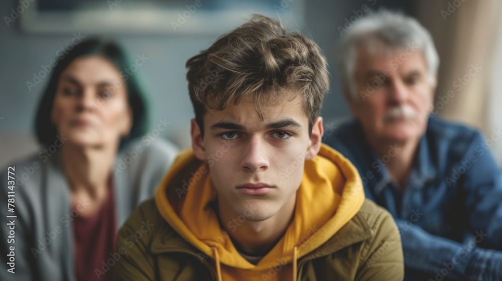 Fototapeta premium teenager with attention deficit disorder