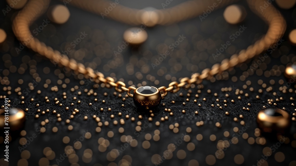 A closed up luxurious jewelry advertisement in the jewelry industry. - obrazy, fototapety, plakaty 