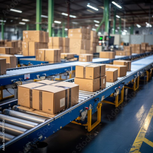 Efficiency in Motion: Parcels on the Conveyor Belt