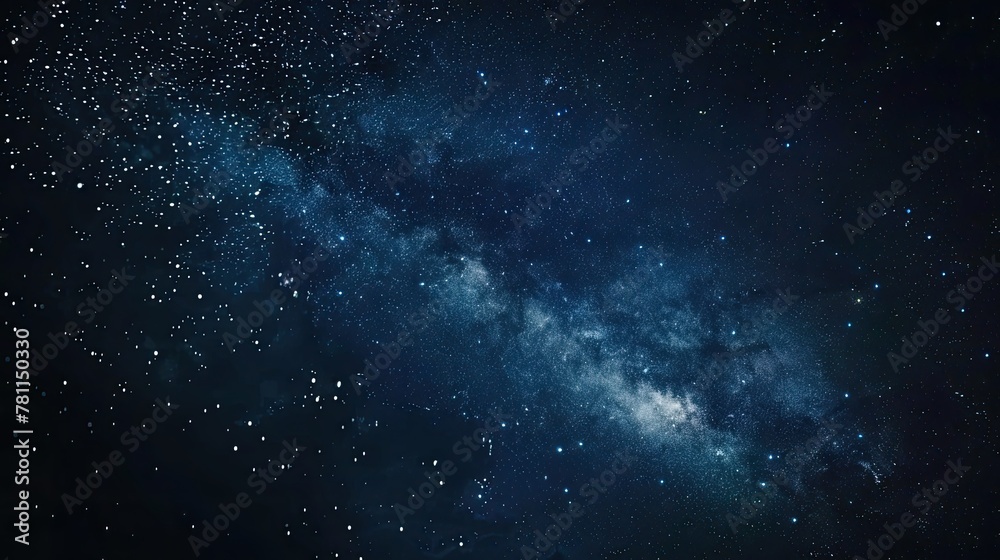 Fototapeta premium Night sky Milkyway. Generative AI