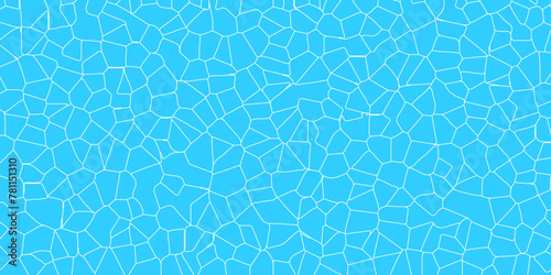 Sky blue broken glass effect swimming pool texture vector abstract wallpaper photo