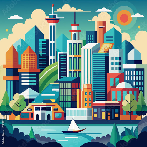 city vector design 