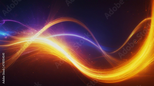 Technology particle abstract background