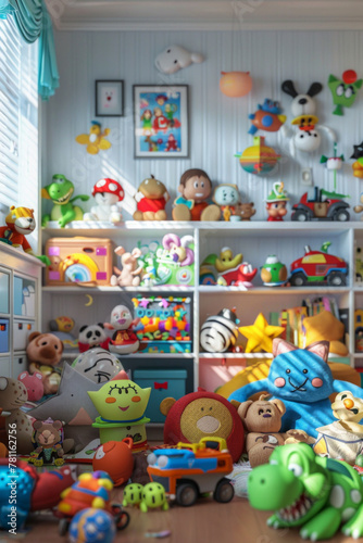 Wallpaper Mural A child's room filled with toys Torontodigital.ca