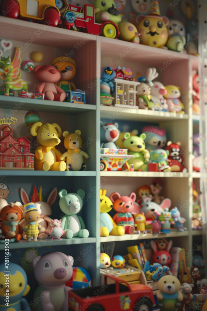 A child's room filled with toys A child's room filled with toys