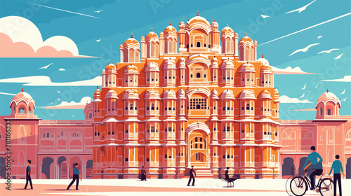 Hawa Mahal is a palace in Jaipur India. It is const