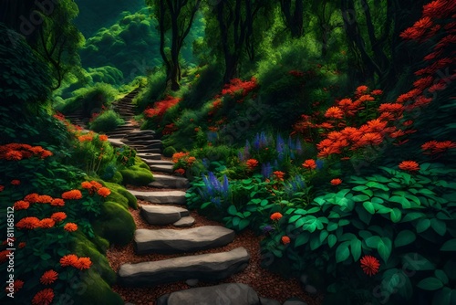 path in the garden