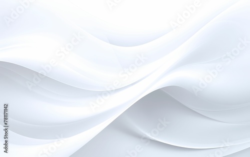 AI generated illustration of a wavy white-patterned background