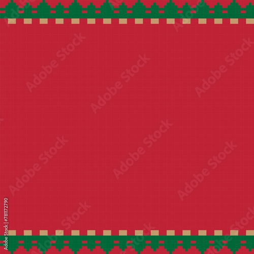 Christmas Fair Isle Seamless Pattern Design