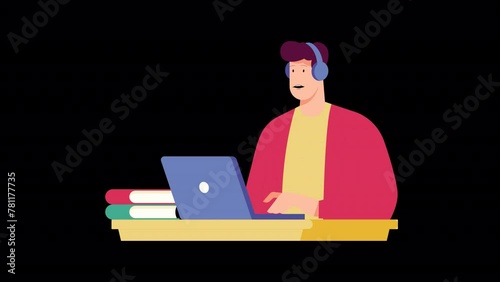 Online Learning Character Animation 4K On Alpha