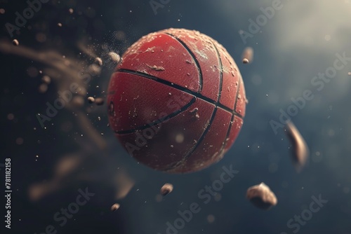 Suspended Game: Slow-Mo Basketball Action © Andrii 