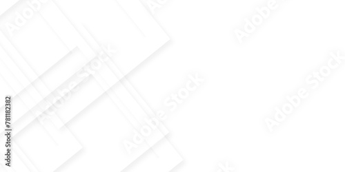 Abstract background seamless with lines and technology square triangle geometric texture background. White geometric minimal and rectangle shape banner design. Modern background used about technology.