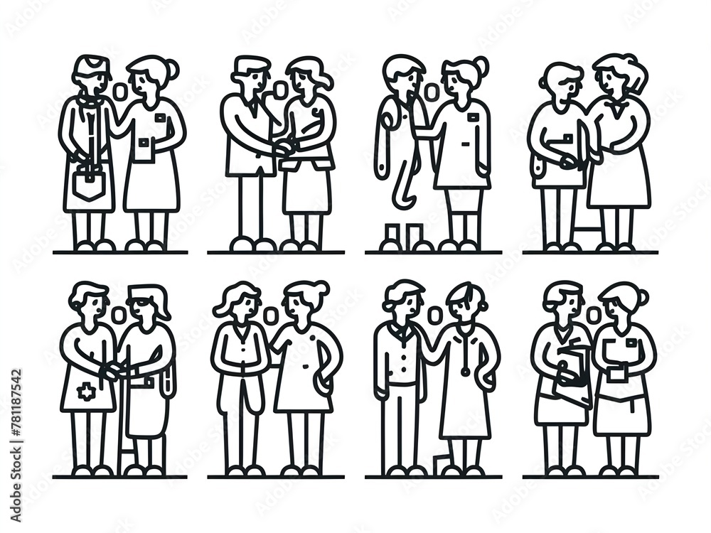 business people icons set business people icons set