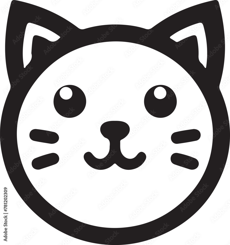 Best Cat Head, Vector, Silhouette, Illustration, Best Cat Head, Vector, Silhouette, Illustration,