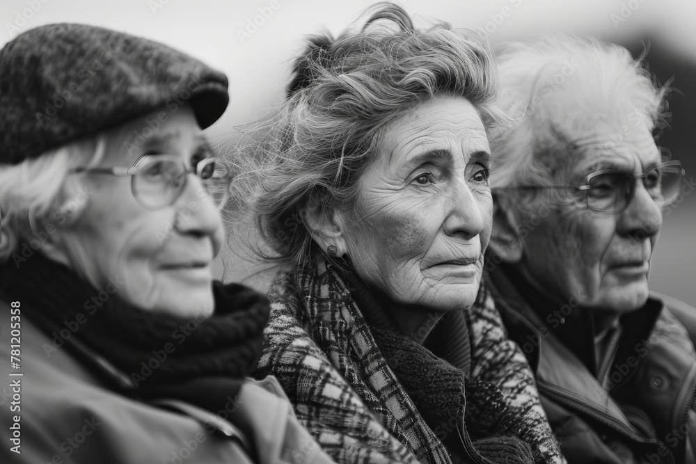 Family portraits that gently age, capturing the essence of each member's spirit and journey through Family portraits that gently age, capturing the essence of each member's spirit and journey through